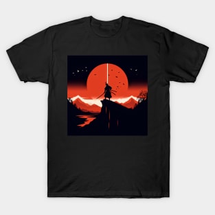 Samurai Silhouette #7 T-Shirt